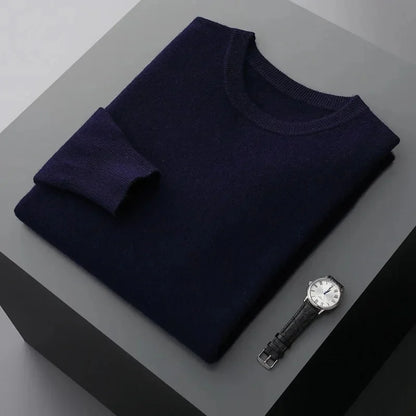 "Aria Serenata" – Wool Crew Neck Sweater By Enzo Bellari®