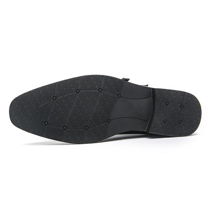 "Fior di Vento" – Classic Monk Leather ShoesBy Enzo Bellari®