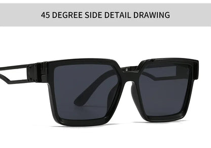 "Sole Dorato" – Square Gold Sunglasses By Enzo Bellari®