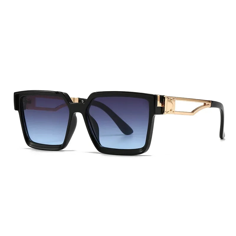 "Sole Dorato" – Square Gold Sunglasses By Enzo Bellari®