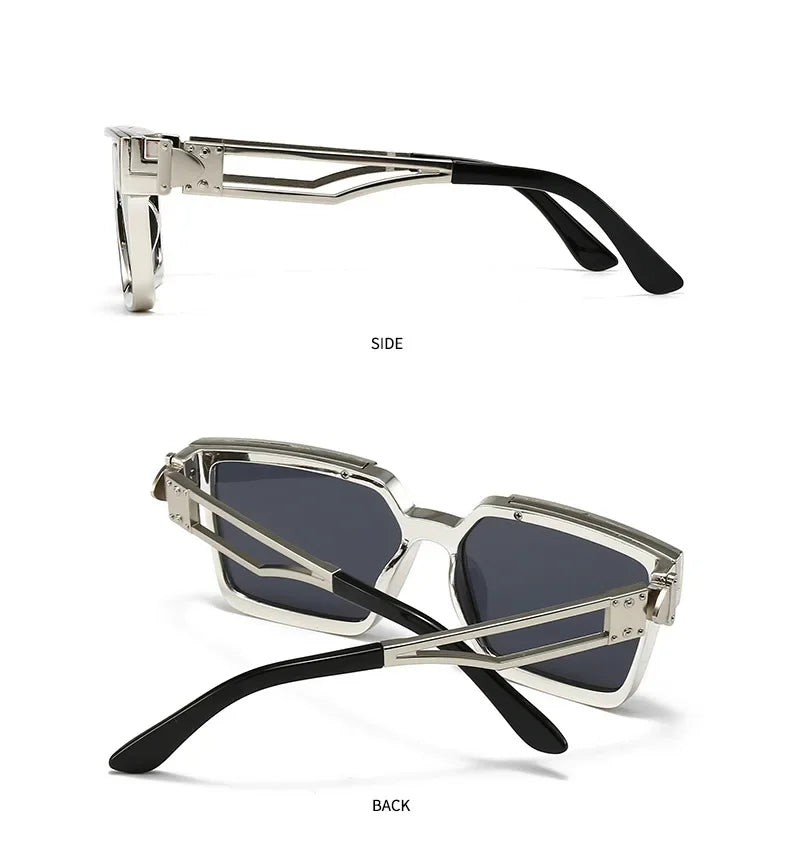 "Sole Dorato" – Square Gold Sunglasses By Enzo Bellari®