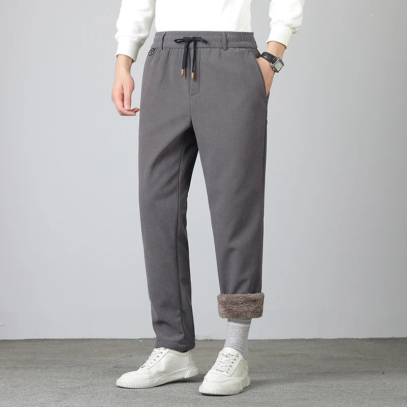 "Corte Morbida" – Corduroy Fleece Pants By Enzo Bellari®