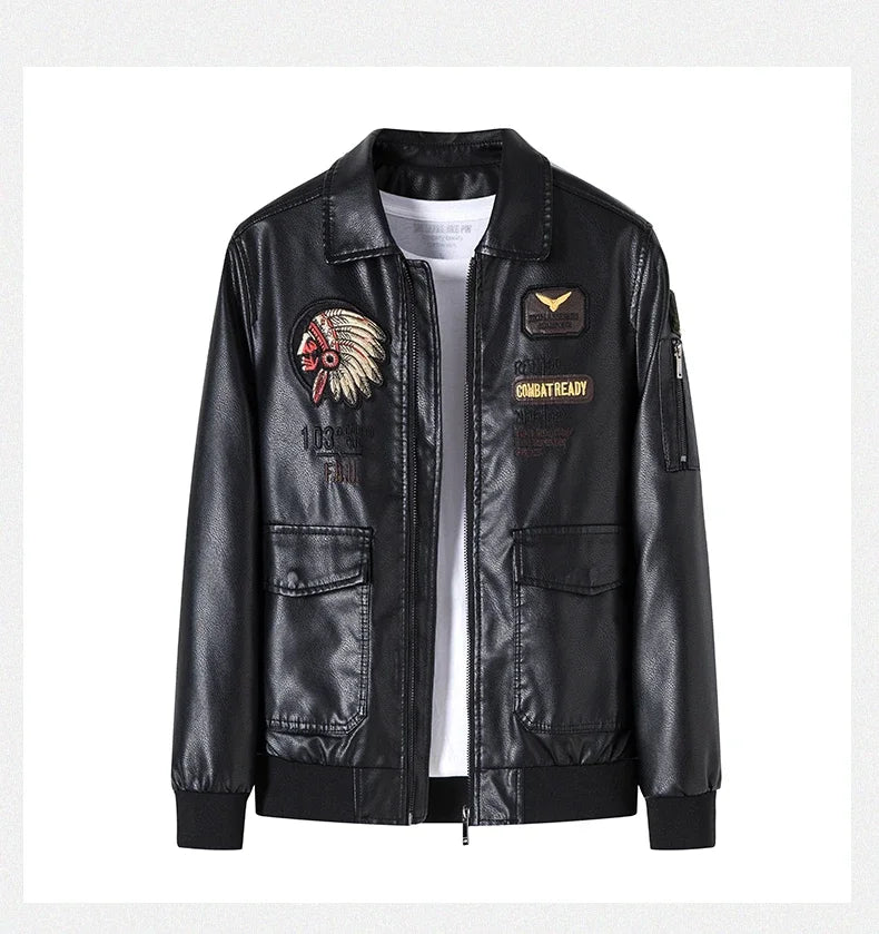 "Cuore Ribelle" – Leather Moto Jacket By Enzo Bellari®