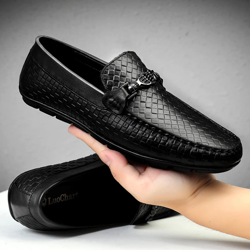 "Sole di Capri" – Genuine Leather Moccasin Loafers By Enzo Bellari®