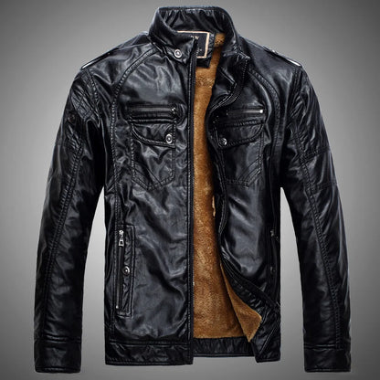 "Il Vintage" – PU Leather Blazer Jacket By Enzo Bellari®