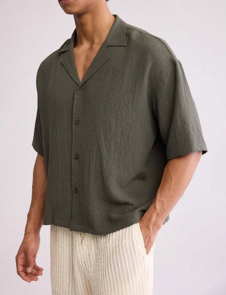 "Collo Morbido" – Loose Collar Shirt By Enzo Bellari®