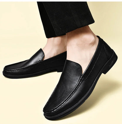 "Scivolo Vero" – Leather Slip-on Loafers By Enzo Bellari®