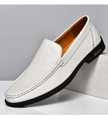 "Scivolo Vero" – Leather Slip-on Loafers By Enzo Bellari®