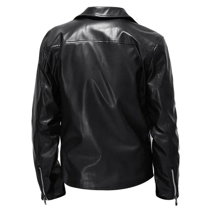 "Oro di Mare" – Casual Leather Motorcycle Jacket  By Enzo Bellari®
