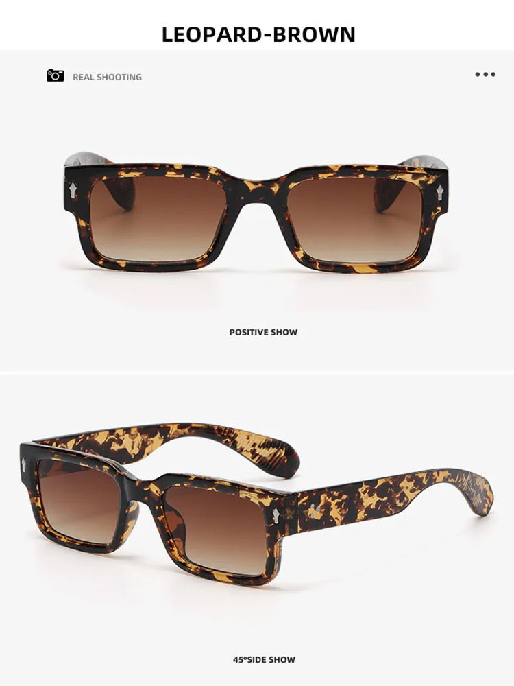 "Occhio Quadro" – Square Rivet Sunglasses By Enzo Bellari®