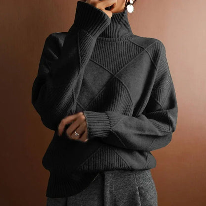 "Aria Serenata" – Knitted Polo Neck Sweater By Enzo Bellari®