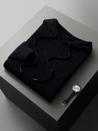 "Fior di Vento" – Cashmere Merino Wool Hoodie By Enzo Bellari®