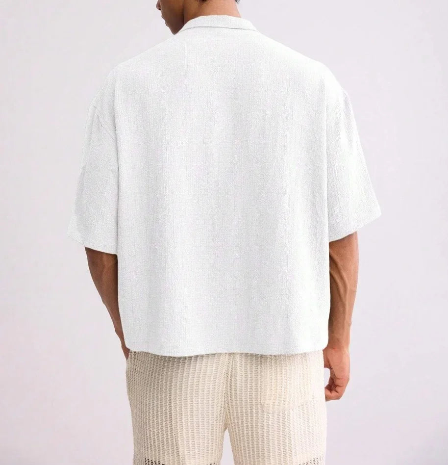 "Collo Morbido" – Loose Collar Shirt By Enzo Bellari®