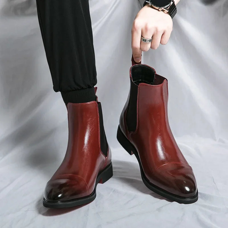 "Punta Stretta" – Pointed Chelsea Boots By Enzo Bellari®