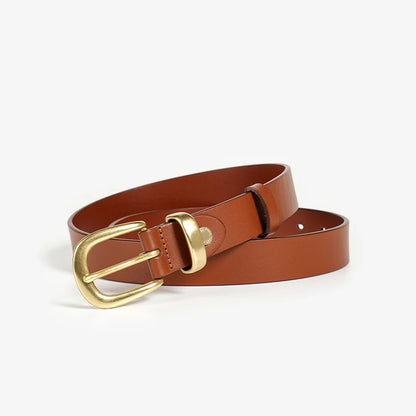 "Cintura Ovale" – Cow Leather Belt By Enzo Bellari®