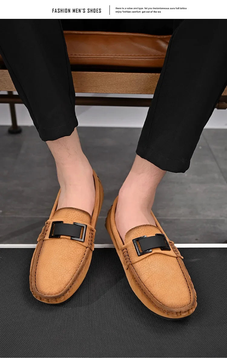 "Cielo Stellato" – Handmade Leather Driving Shoes By Enzo Bellari®