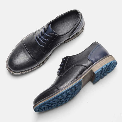 "Epoca Dorata" – Brogue Leather Oxfords By Enzo Bellari®