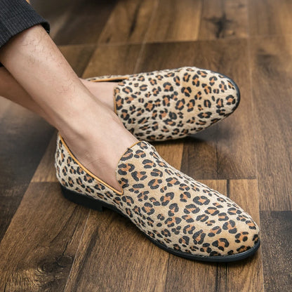 "Sole di Capri" – Leopard Print Loafers By Enzo Bellari®