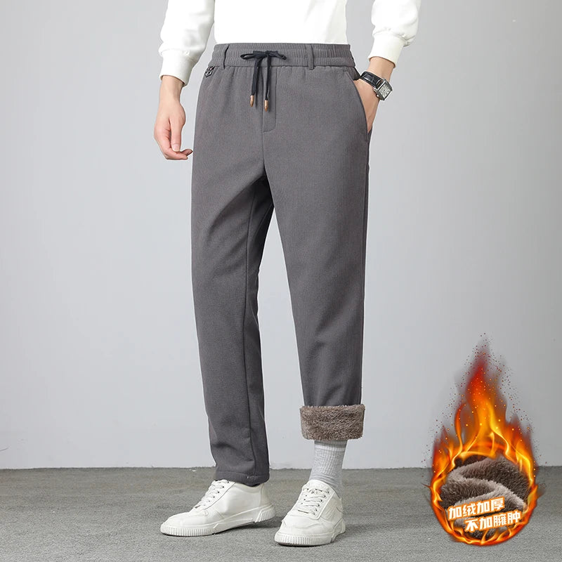 "Corte Morbida" – Corduroy Fleece Pants By Enzo Bellari®