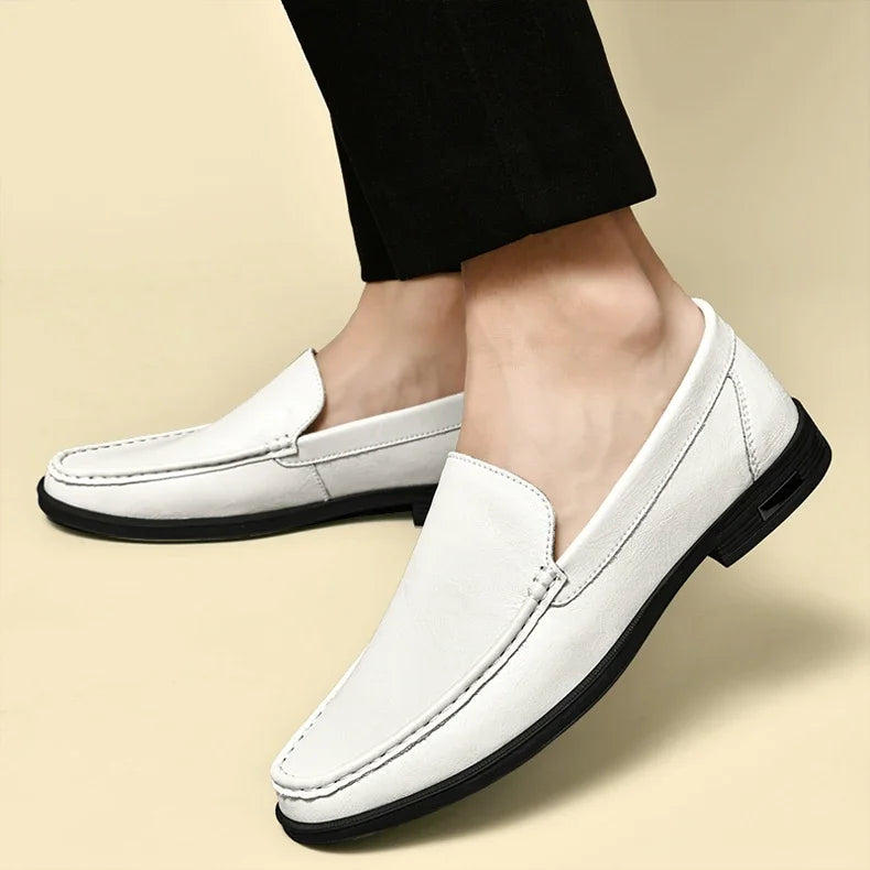 "Scivolo Vero" – Leather Slip-on Loafers By Enzo Bellari®