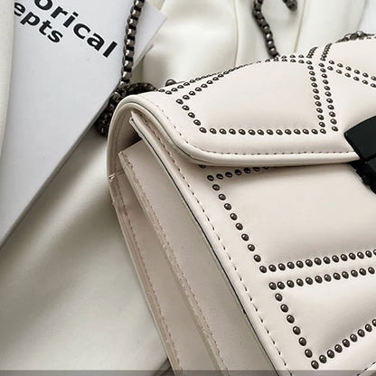 "Sole di Capri" – Vintage Rivet Crossbody Bag By Enzo Bellari®