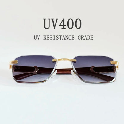 "Occhio Legnoso" – Wooden Square Sunglasses By Enzo Bellari®