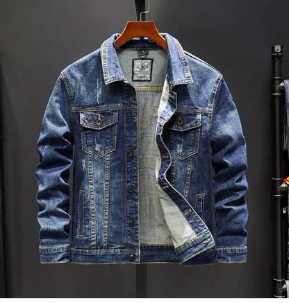 "Fior di Vento" – Zipper Denim Jacket By Enzo Bellari®