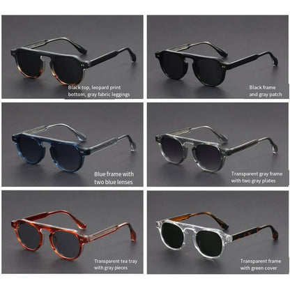 "Forma Elittica" – Ellipse Frame Sunglasses By Enzo Bellari®