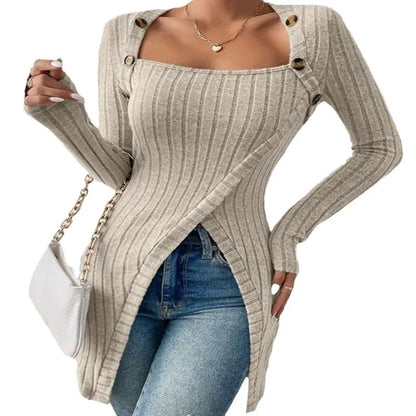 "Sole di Capri" – Square Collar Lace Top By Enzo Bellari®