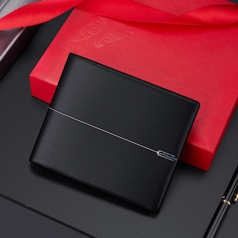 "Luce di Mare" – Slim Bifold Leather Wallet By Enzo Bellari®