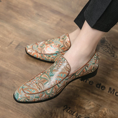 "Stampa Nobile" – Printed Leather Loafers By Enzo Bellari®