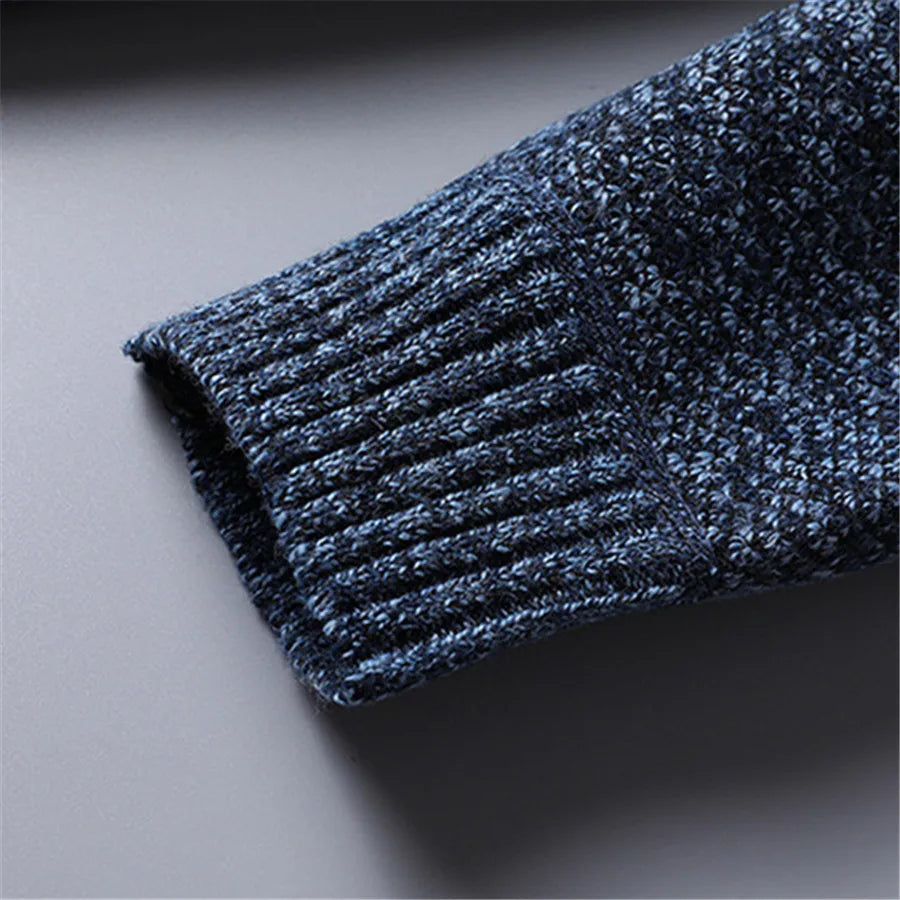 "Collo Alto" – Fleece Turtleneck Sweater By Enzo Bellari®