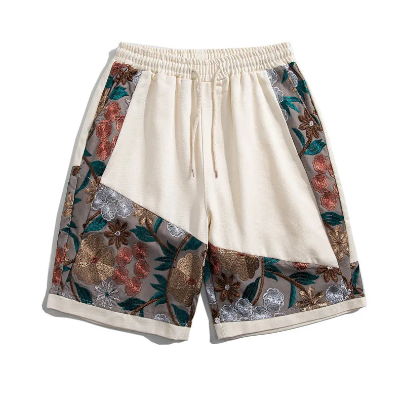 "Il Fiore" – Embroidered Summer Shorts By Enzo Bellari®