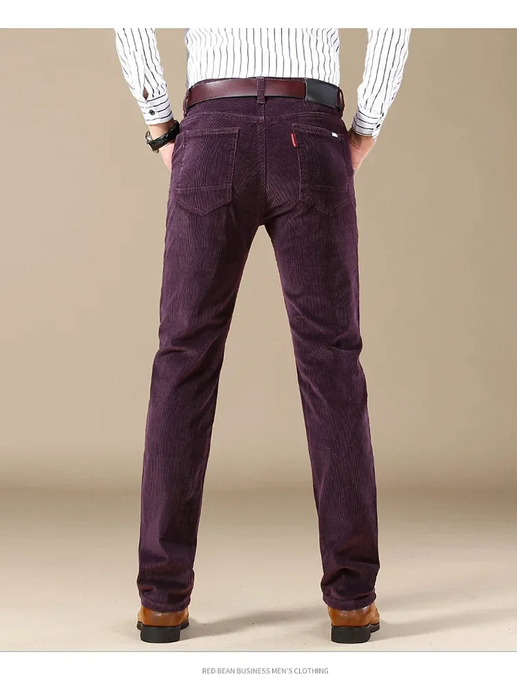 "Trama Rustica" – Corduroy Casual Pants By Enzo Bellari®