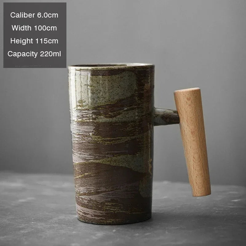 "Fiori d’Autunno" – Handmade Stoneware Coffee Cup By Enzo Bellari®