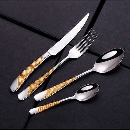 "L’Oro" – Gold-Plated Cutlery Set By Enzo Bellari®