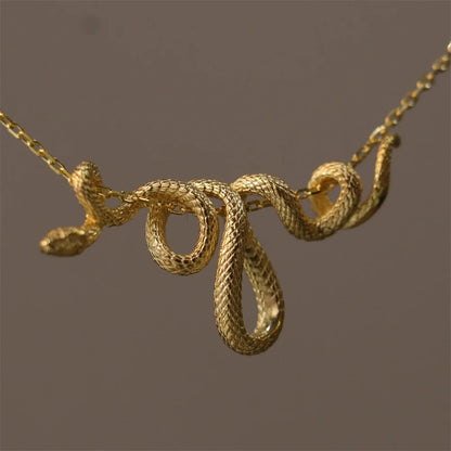 "Il Serpente" – Silver Pendant Necklace By Enzo Bellari®