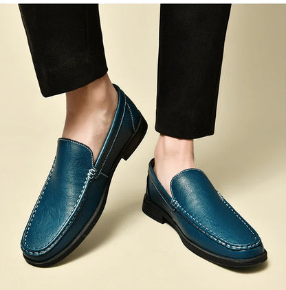 "Scivolo Vero" – Leather Slip-on Loafers By Enzo Bellari®