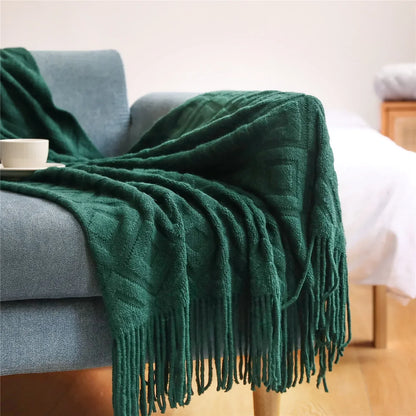 "Dolce Vita" – Nordic Knitted Sofa Blanket By Enzo Bellari®