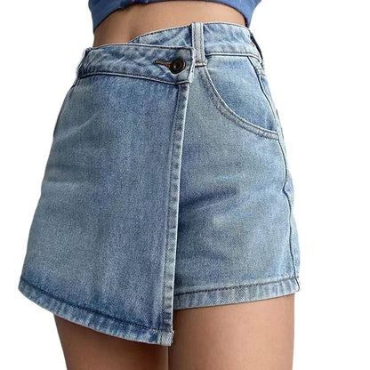"Linea Alta" – Slimming Denim Skirt By Enzo Bellari®