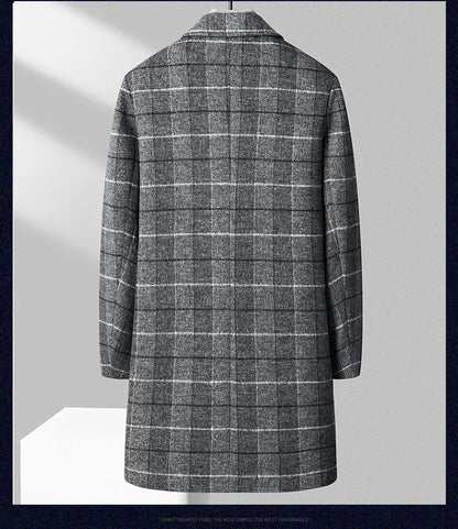 "Taglio Lungo" – Mid-Length Woolen Coat By Enzo Bellari®
