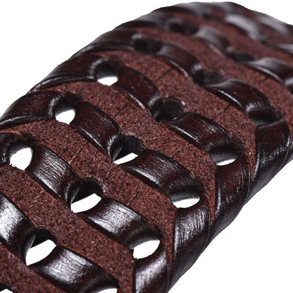 "Alma Bella" – Genuine Leather Braided Belt By Enzo Bellari®