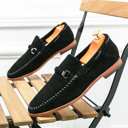 "Sole di Capri" – Perforated Leather Casual Shoes By Enzo Bellari®