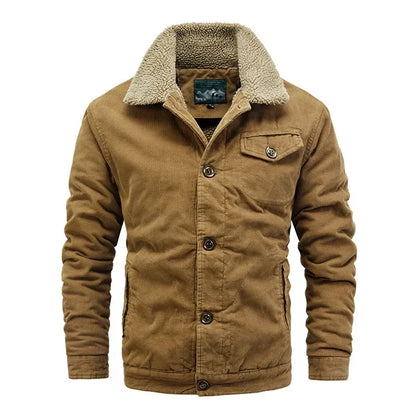 "Caldo Ruggine" – Fleece Corduroy Jacket By Enzo Bellari®