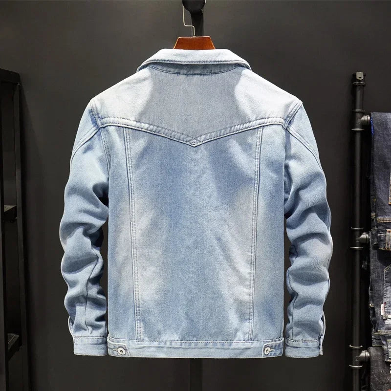 "Pelliccia Blu" – Fleece Denim Jacket By Enzo Bellari®