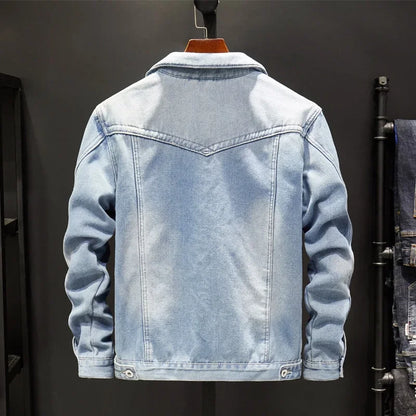 "Pelliccia Blu" – Fleece Denim Jacket By Enzo Bellari®