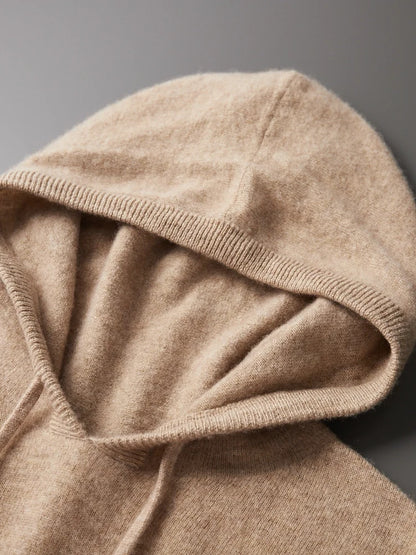 "Fior di Vento" – Cashmere Merino Wool Hoodie By Enzo Bellari®