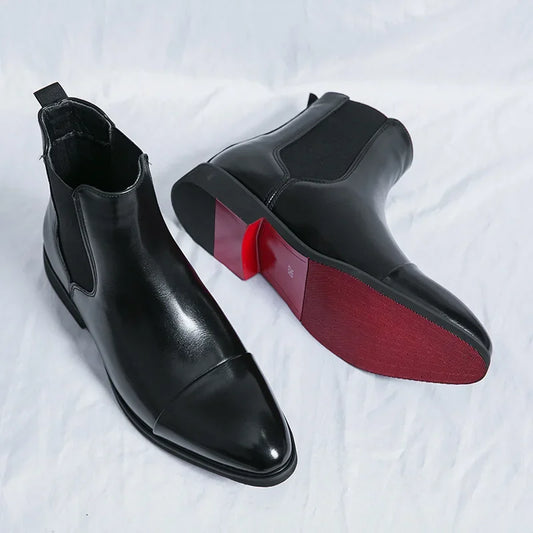 "Punta Stretta" – Pointed Chelsea Boots By Enzo Bellari®