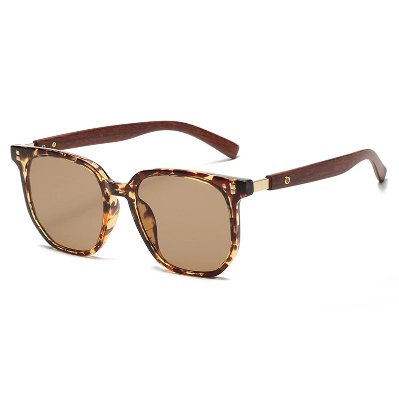 "Oro di Mare" – Retro Woodgrain Sunglasses By Enzo Bellari®