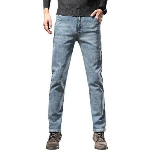 "Linea Invernale" – Fleece Straight Jeans By Enzo Bellari®